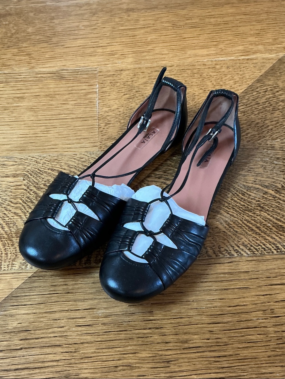 Alaia Paris Black Calzature Donna Peau Black Sandals